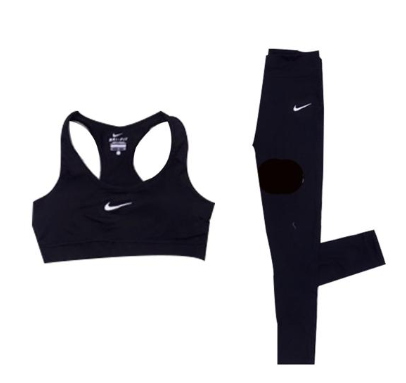 ชุดออกกำลัง (Black) บรา + กางเกง